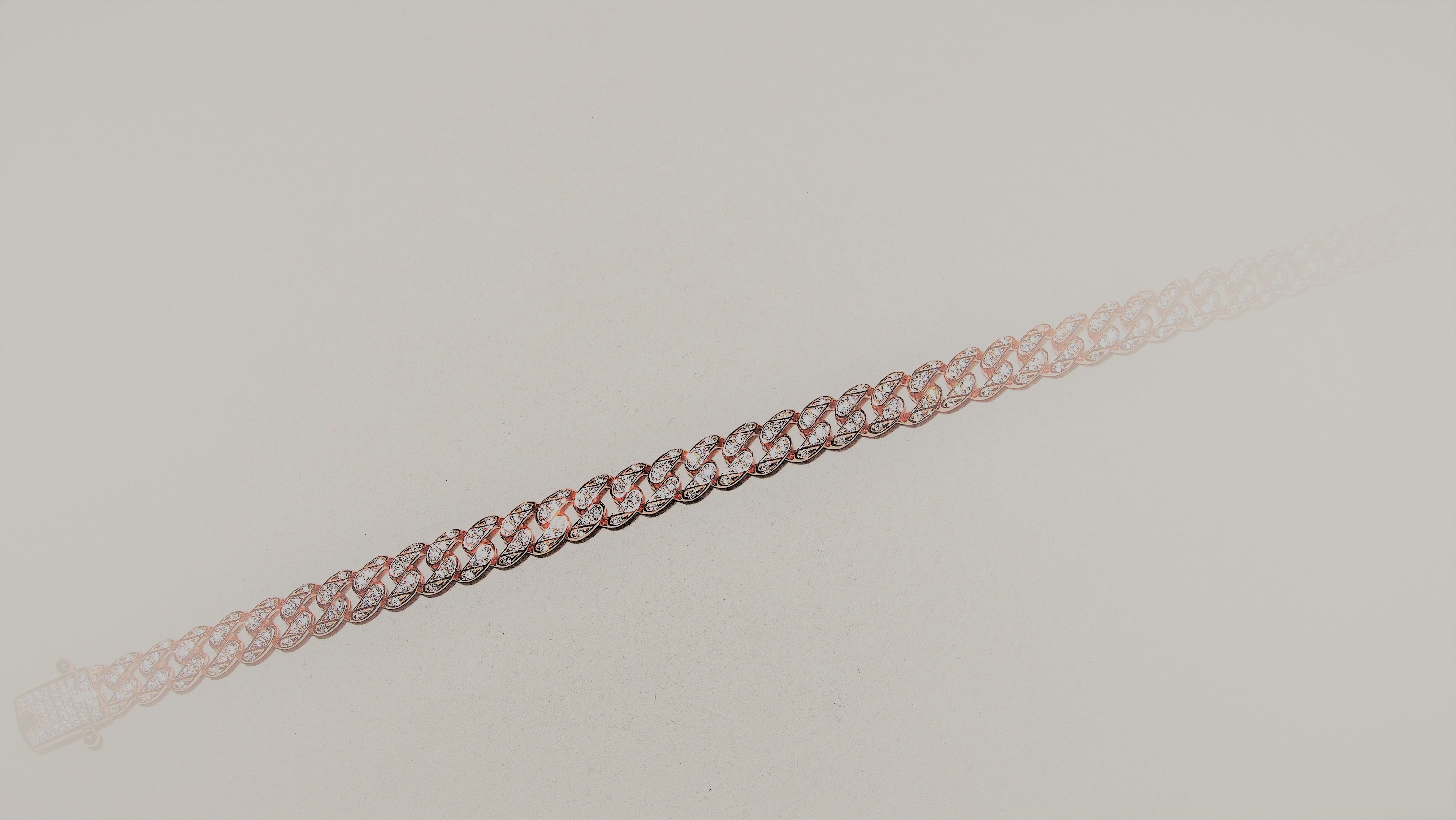 Bracciale maglia groumette in Argento 925 millesimi